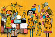 Playful Portraits & Patterns, a Person Illustration by NiiiNArt (Thumbnail 7 of 7)