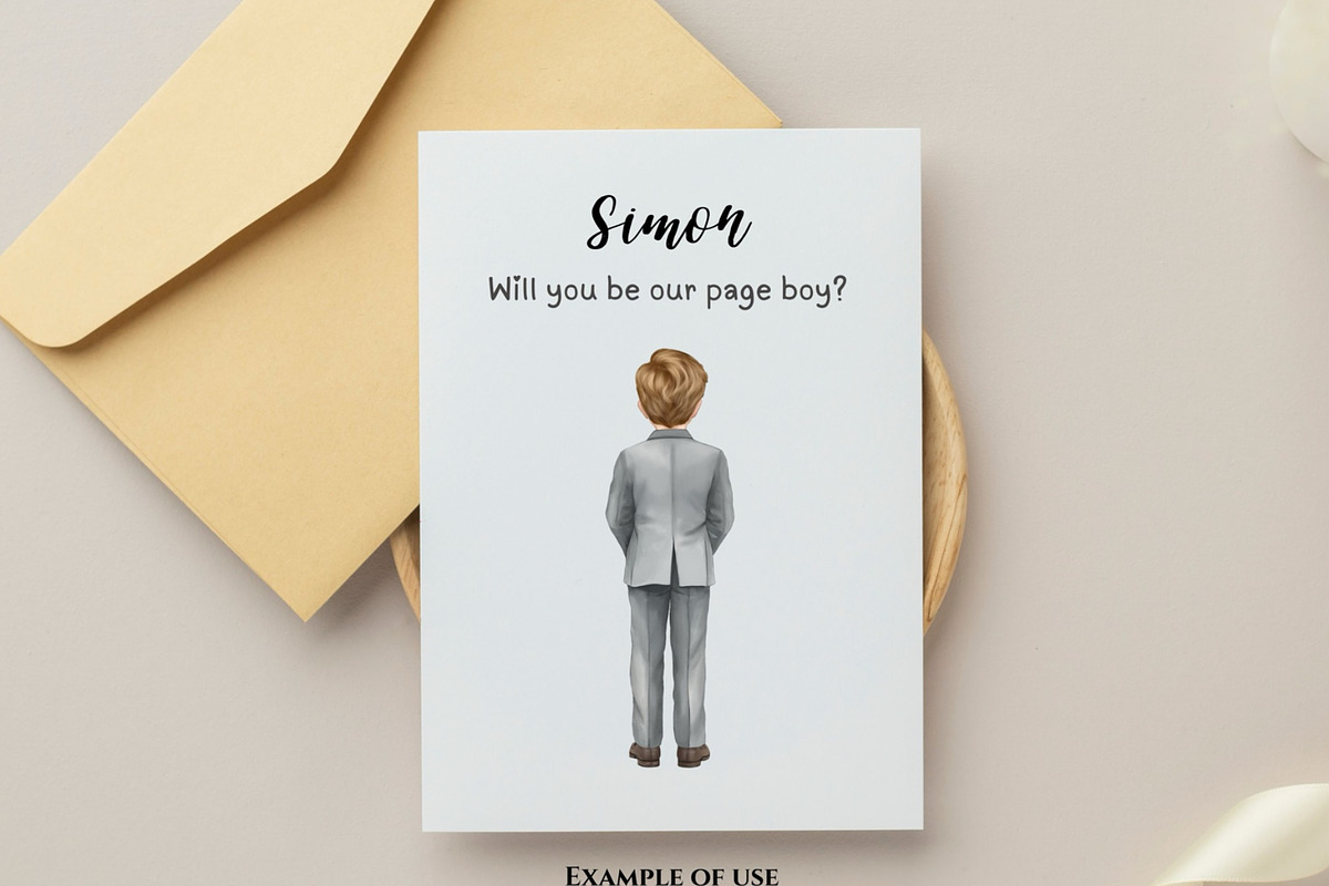 Flower Girl & Page Boy Clipart, a Person Illustration by ColorfulPT (Photo 5 of 7)