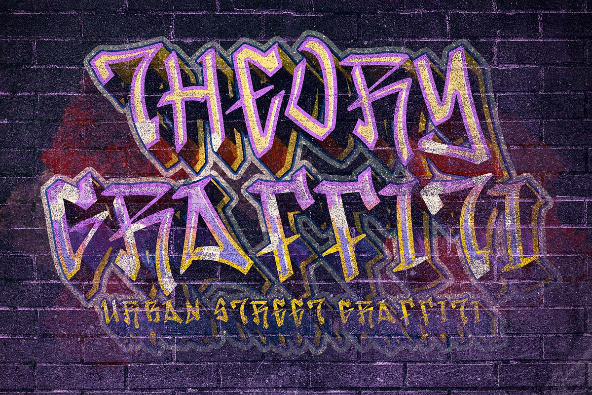 Theory Graffiti, a Handwritten Font by Yoga Letter (Photo 1 of 7)