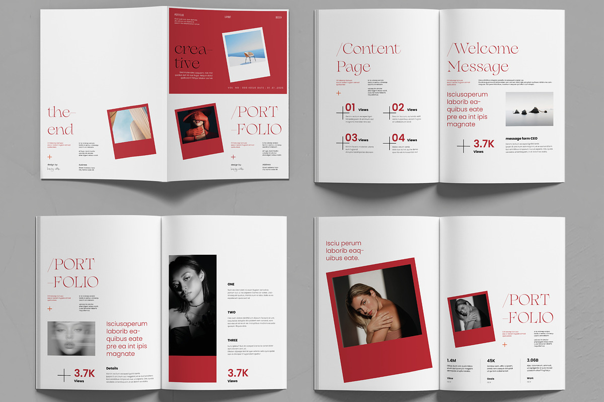 Creative Portfolio Brochure Layout preview 2