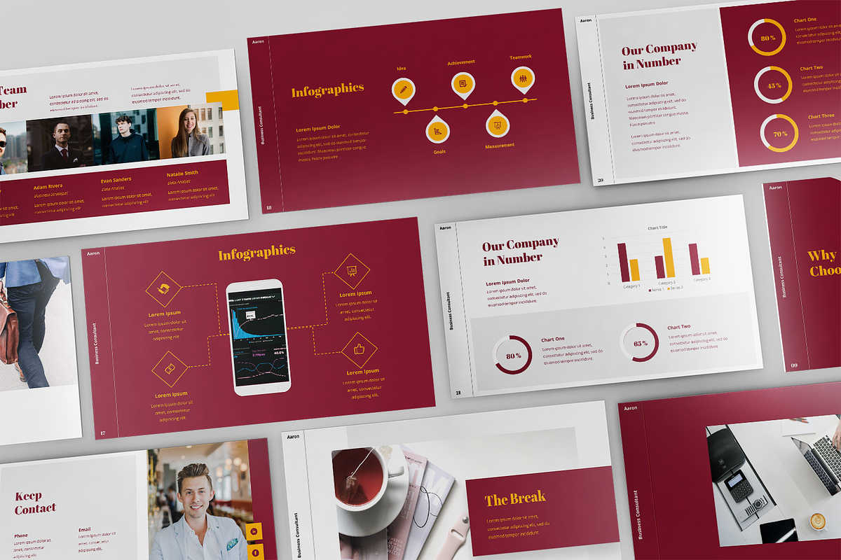 Business Consultant Presentation, a Presentation Template by deTheme (Photo 12 of 13)