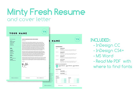 Minty Fresh Resume