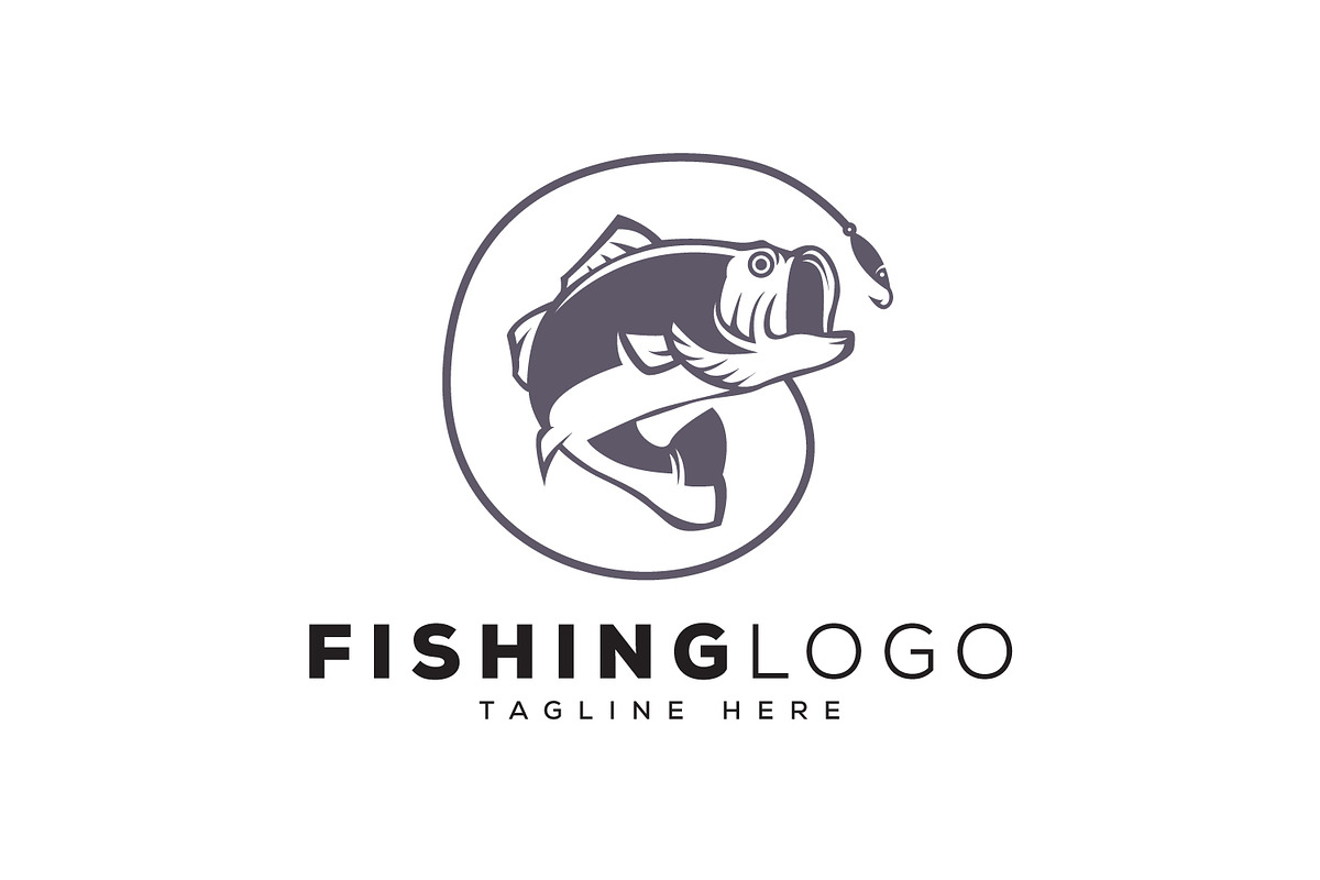 Fishing Logo, a Branding & Logo Template by Esrastion