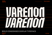 Varenon — Bold Display Typeface