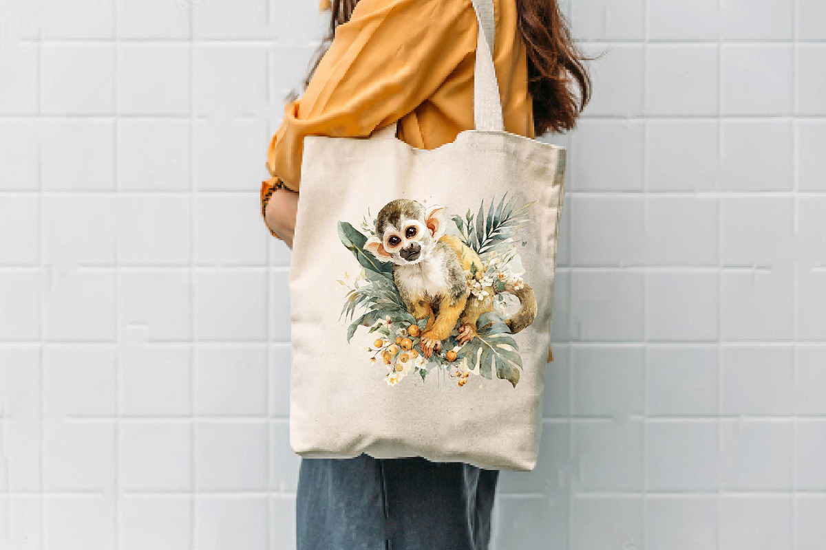 Whimsical Baby Tropical Animals, a Seasonal Illustration by CreationArt (Photo 7 of 7)