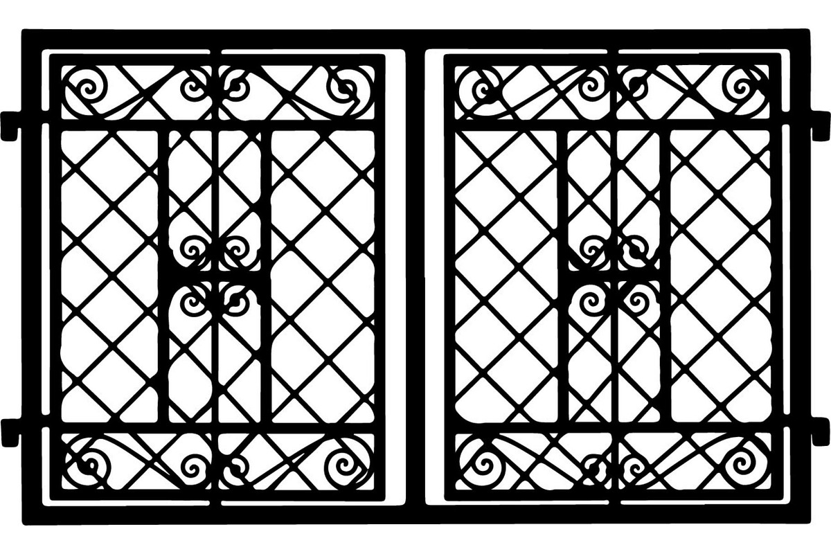 Ornamental Window Grill Designs, a Decorative Illustration by Designer_Momina (Photo 9 of 17)
