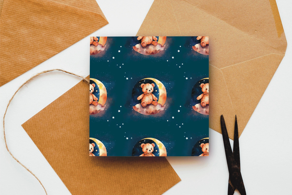 Space Pattern, a Decorative Illustration by Volha (Photo 3 of 3)