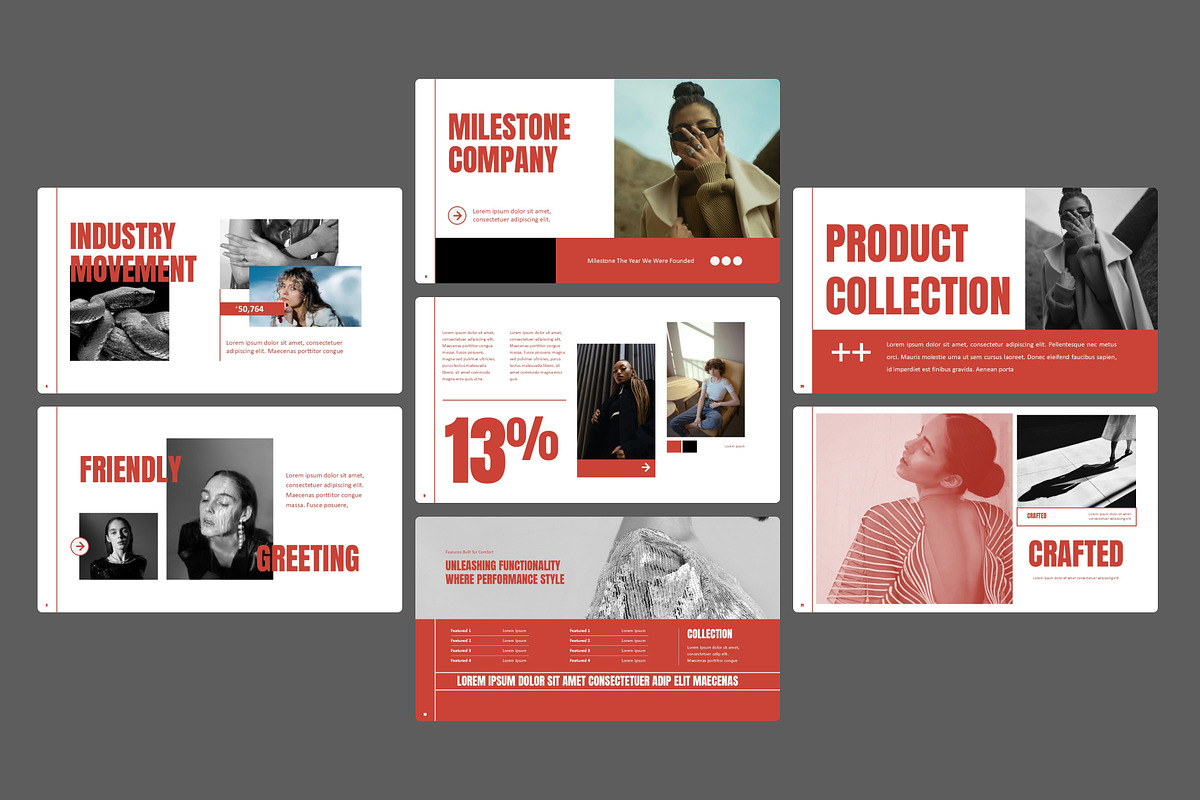 Fashion Showcase PowerPoint Template, a Presentation Template by Premast (Photo 4 of 5)
