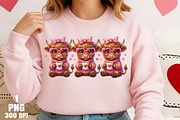 Valentine’s Day Highland Cow Coffee, an Illustration by Daily.Designs (Thumbnail 3 of 5)