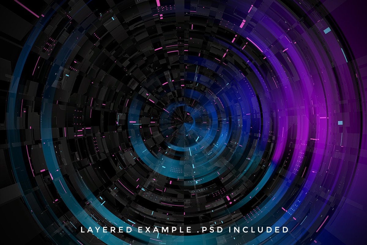 TERMINAL - Circular Sci-Fi Textures, a Texture Graphic by INSgraphizm (Photo 5 of 5)