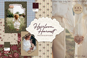 Heirloom Harvest Patterns & Frames, a Pattern Graphic by Mio Buono (Thumbnail 1 of 15)