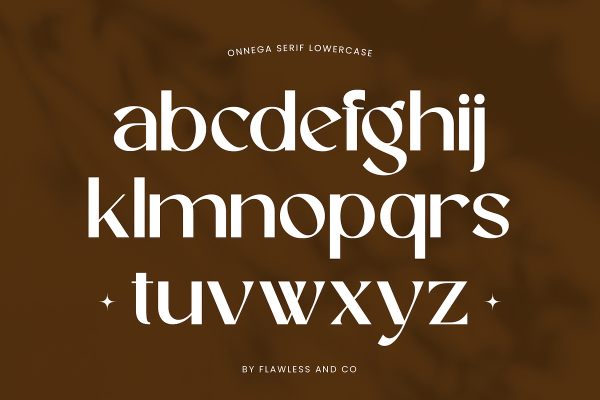 Onnega - Modern Elegant Serif Font, a Serif Font by Flawless And Co (Photo 8 of 10)