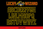 Lucky Wizard typeface, a Font by MightySHORT (Thumbnail 4 of 5)