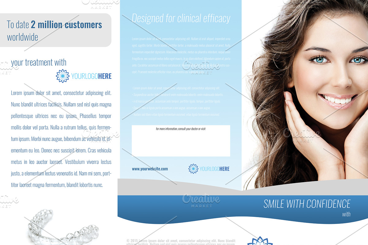 Dental Tri-Fold Brochure, a Brochure Template by Studio 19 (Photo 1 of 3)