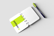 Notepad and Pen Mockups, a Books & Magazine Mockup by artimasa (Thumbnail 5 of 6)