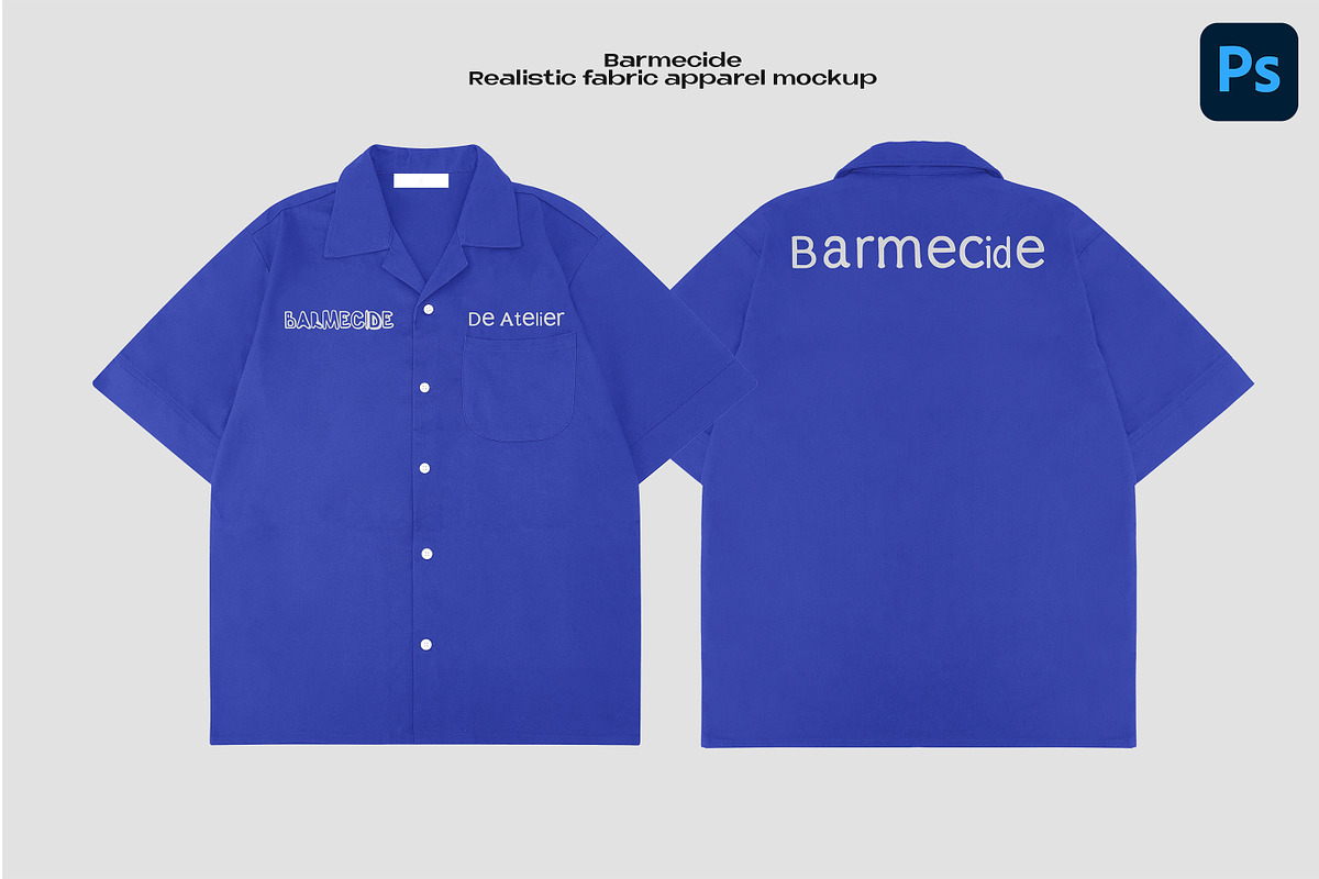 BOXY WWORK-SHIRT MOCKUP, a Shirt Mockup by Barmecide Mockup Studio (Photo 1 of 3)