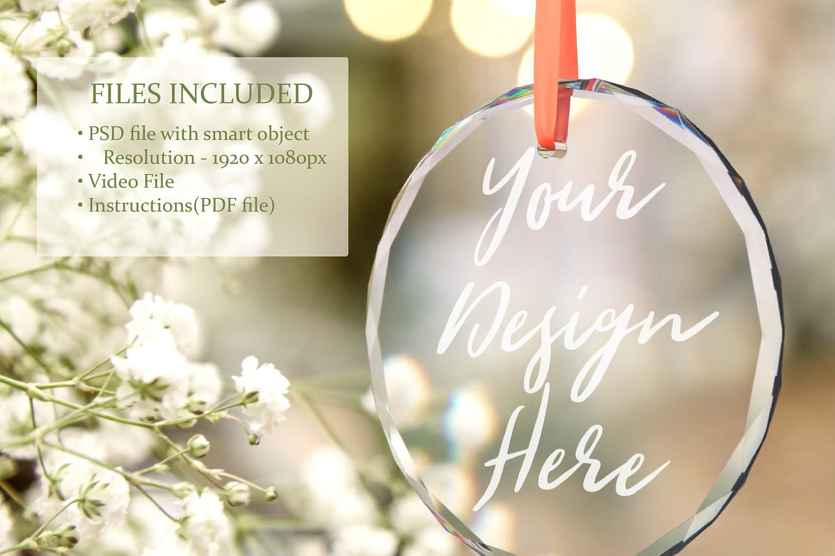 Crystal Glass Ornament Video Mockup, a Cups & Container Mockup by MockupsBox (Photo 4 of 5)