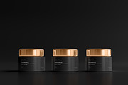Dark Cosmetic Branding Mockups, a Cups & Container Mockup by pmvch (Thumbnail 32 of 86)