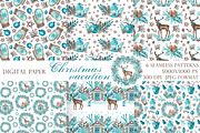 Christmas watercolor set. New Year., a Seasonal Illustration by SabinaWatercolorArt (Thumbnail 4 of 12)