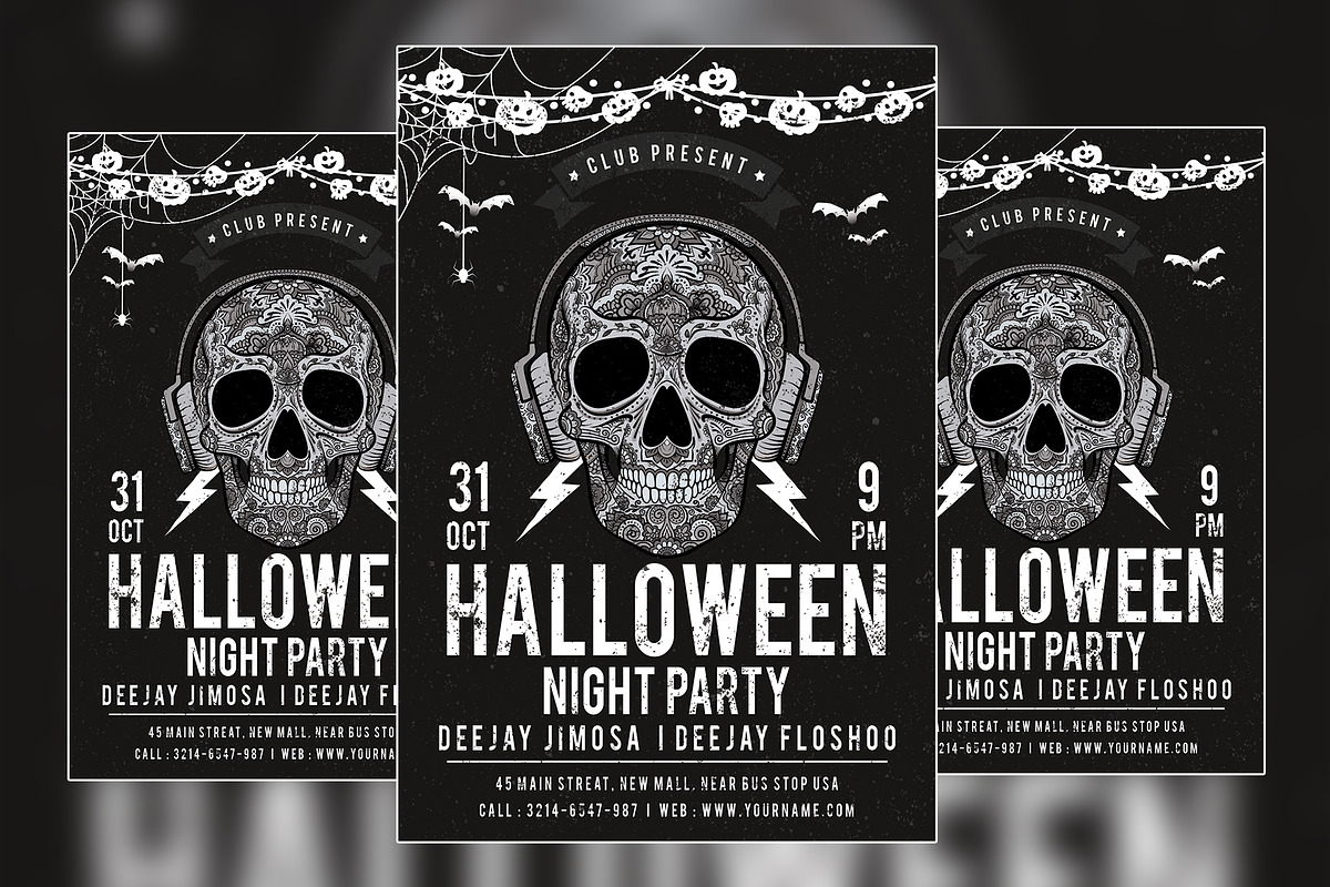 Halloween Flyer, a Flyer Template by VaaniDesigns (Photo 1 of 2)