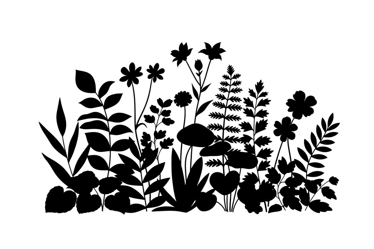 50 Botanical Garden Silhouette bundl, an Illustration by Designs_River (Photo 34 of 51)
