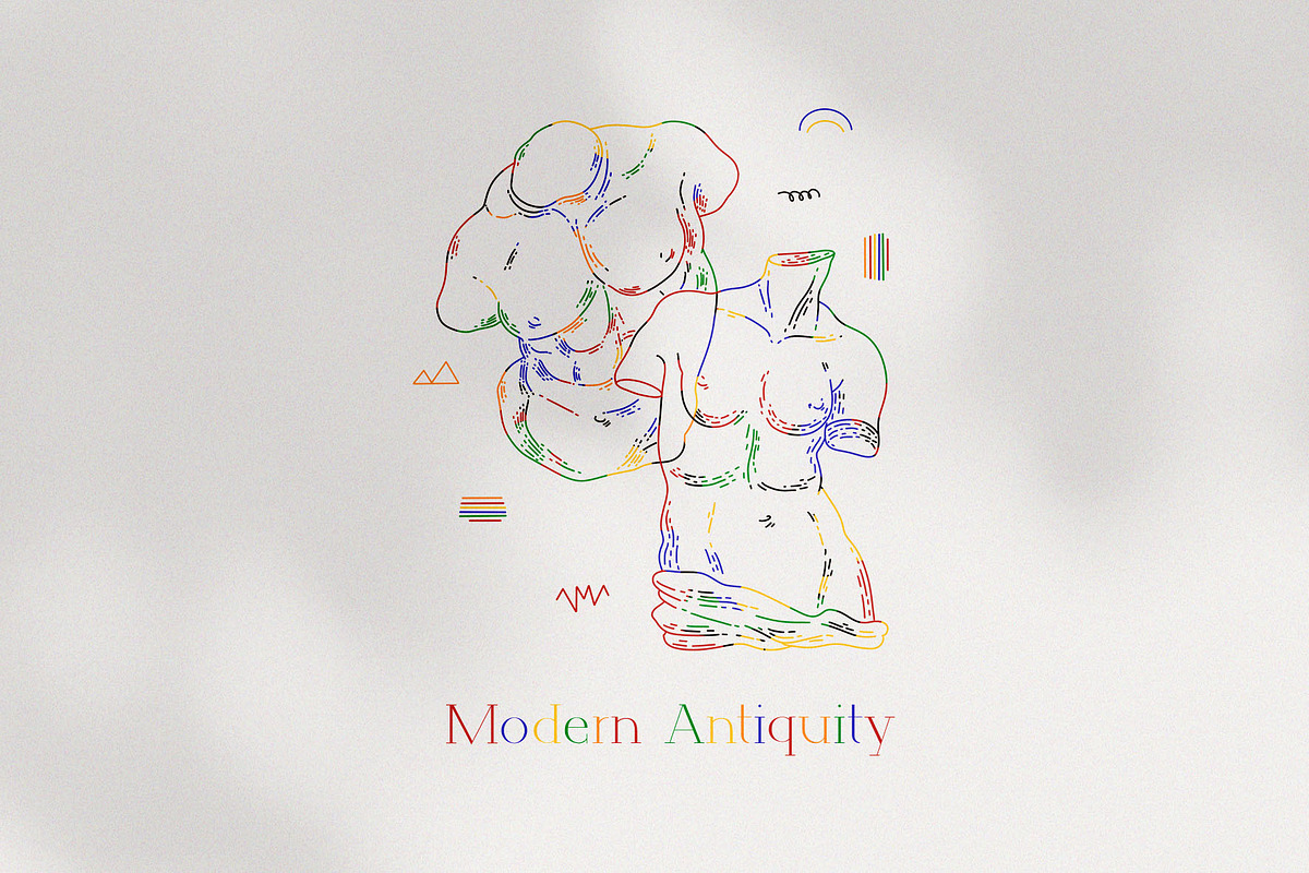 MODERN ANTIQUITY, a Person Illustration by Natali Batu (Photo 1 of 11)