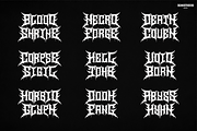Mortaly Sword | Death Metal Typeface, a Blackletter Font by Denustudios (Thumbnail 4 of 12)