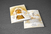 Funeral Program Template HEAVEN GATE, a Brochure Template by Madhabi Studio (Thumbnail 5 of 6)