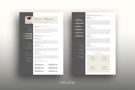 Resume / CV template - Olivia
