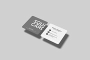 Square Business Card Mockup, an Advertising Mockup by Lxadesign (Thumbnail 6 of 10)