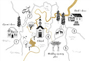 Wedding map creator, an Invitation Template by handsketched (Thumbnail 3 of 10)