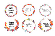 Fall / Autumn & Give Thanks Flower, a Decorative Illustration by MooBeer (Thumbnail 2 of 11)