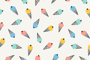 Ice cream pattern, a Pattern Graphic by Magnia (Thumbnail 2 of 3)