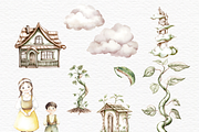 Jack and the beanstalk clipart., an Education Illustration by Invite to Clipart (Thumbnail 3 of 6)