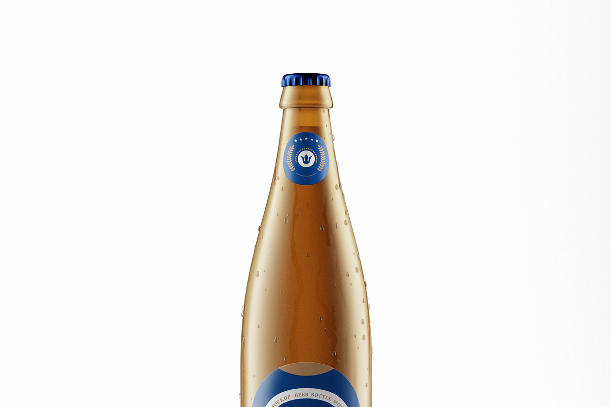 Realistic Beer Bottle Mock-up, a Print Template by Propex (Photo 3 of 19)