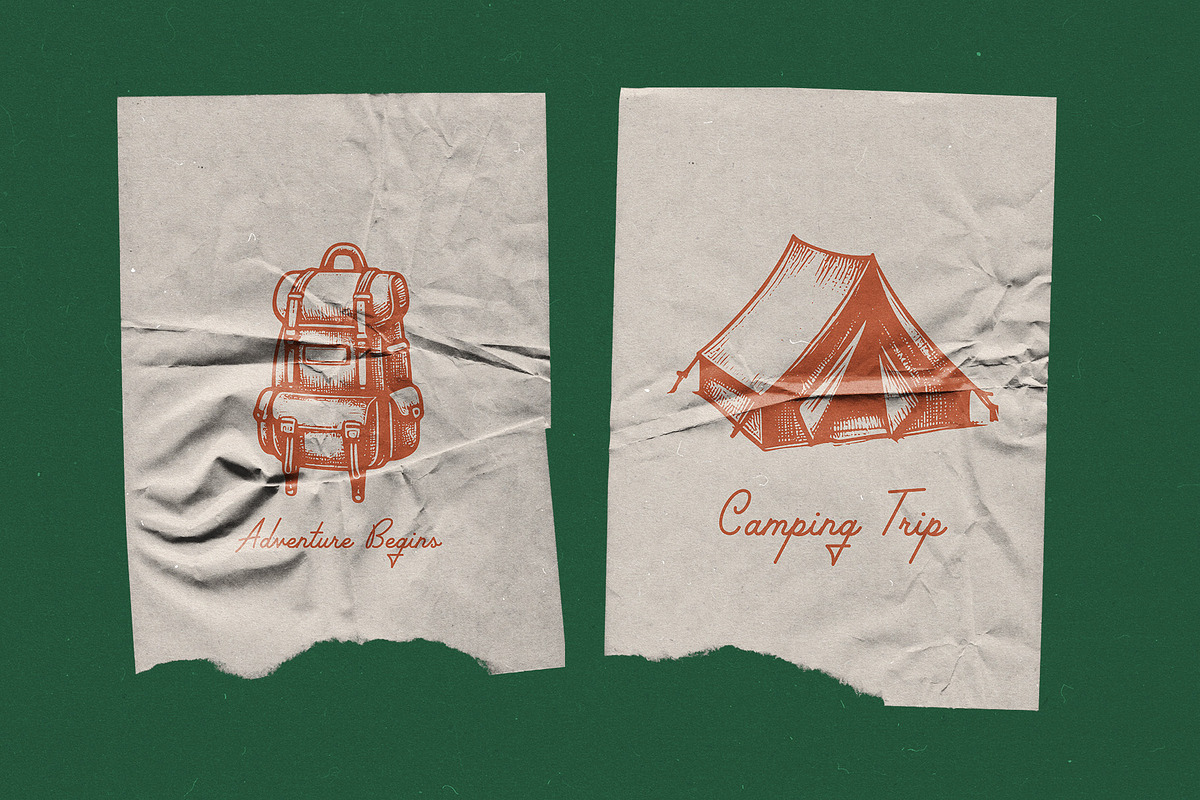 Camping Adventures - Illustrations, an Object Illustration by elliazidi.designs (Photo 6 of 6)