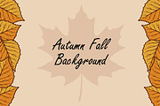 Maple Leaves Border Fall Background, a Background Graphic by Gfx Expert Team (Thumbnail 3 of 3)