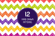 Color doodle patterns, a Pattern Graphic by Magnia (Thumbnail 1 of 4)