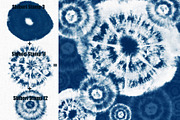 Shibori Watercolor Tie Dye Stamps, a Brush Add-On by OlgaRom (Thumbnail 5 of 10)