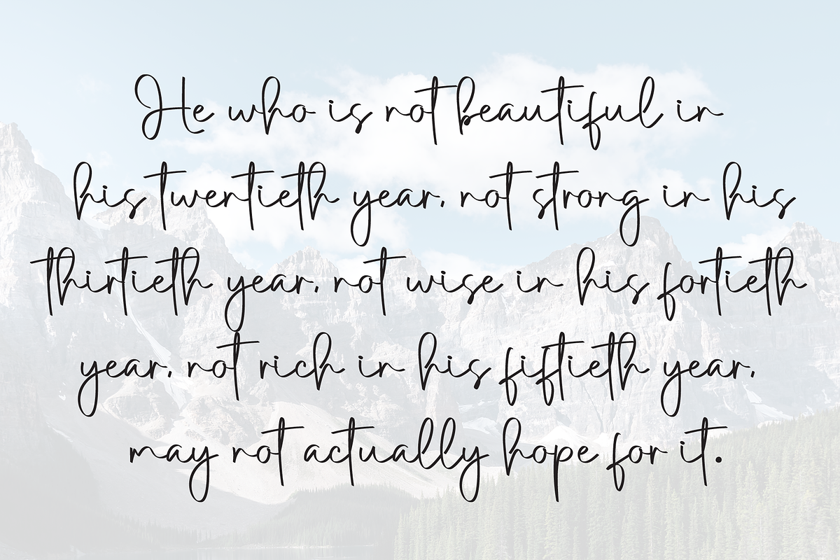 Calligraphy | Script Font, a Handwritten Font by Scratchones (Photo 6 of 8)