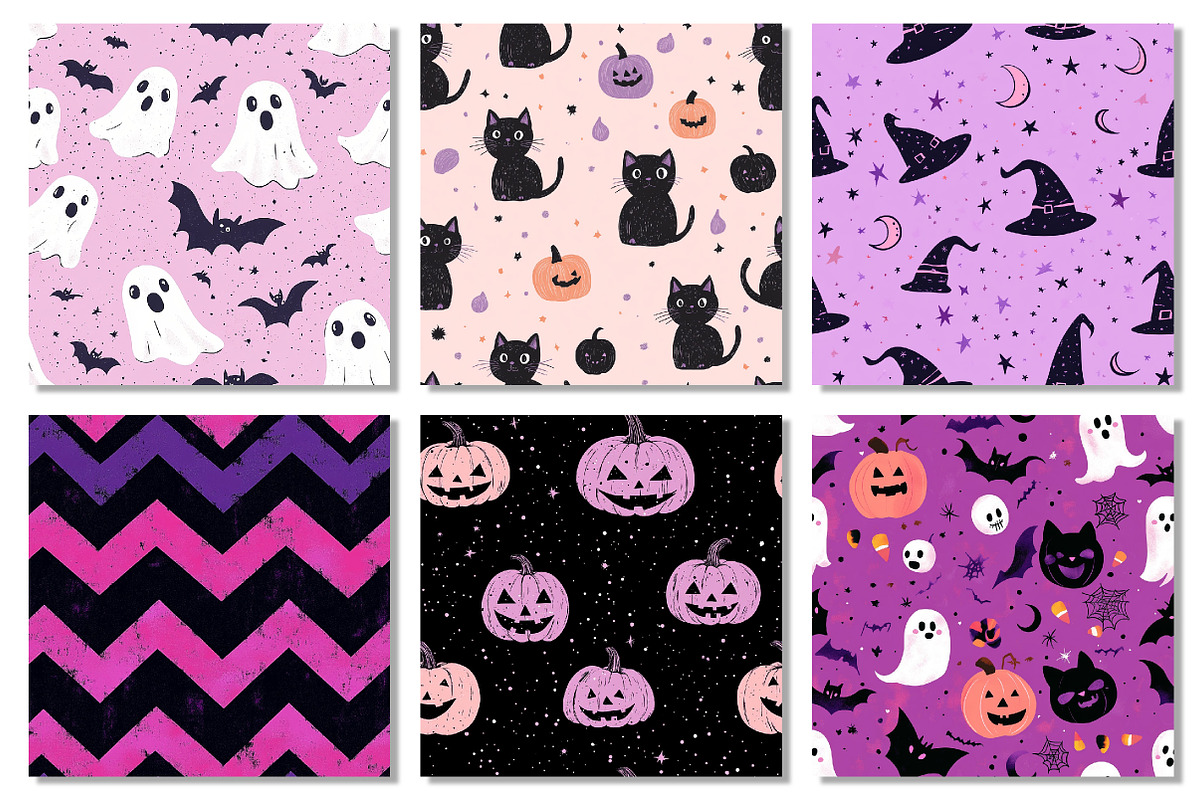 Halloween Seamless Digital Paper, a Texture Graphic by Dream Creation (Photo 6 of 7)