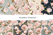 Watercolor Rose Floral Elements, a Decorative Illustration by Damian Roh (Thumbnail 12 of 13)