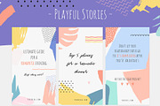 PLAYFUL Instagram Story Designs, a Social Media Template by NordWood (Thumbnail 2 of 5)