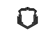 Art Deco Shield Frame SVG Bundle, an Illustration by Creativeshirt (Thumbnail 21 of 31)