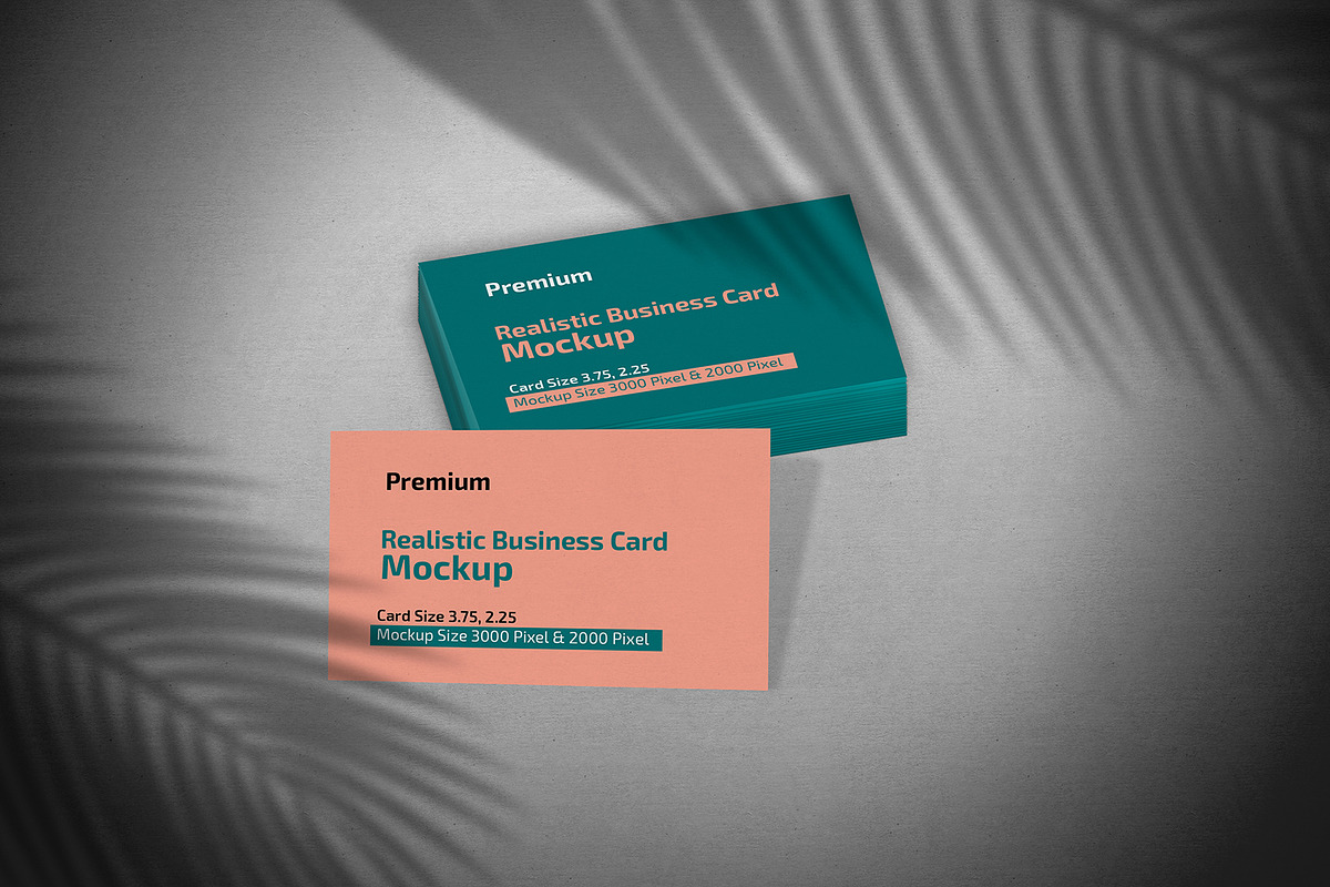 Realistic Business Card Mockup, a Print Template by MRI STUDIO (Photo 3 of 7)