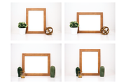 Frame Mockup Bundle - Monstera, a Household Mockup by Saguaro Digital (Thumbnail 2 of 9)