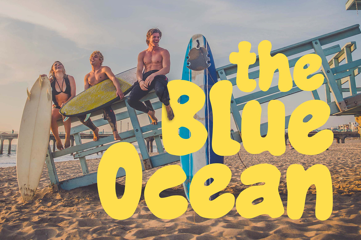 Cycha Cockie a bold handwriting font, a Handwritten Font by Blankids Studio (Photo 9 of 9)