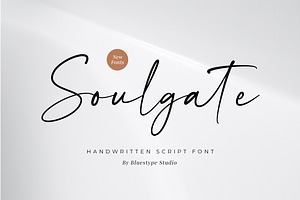 Soulgate - Handwritten Script Font, a Script Font by Bluestype Studio