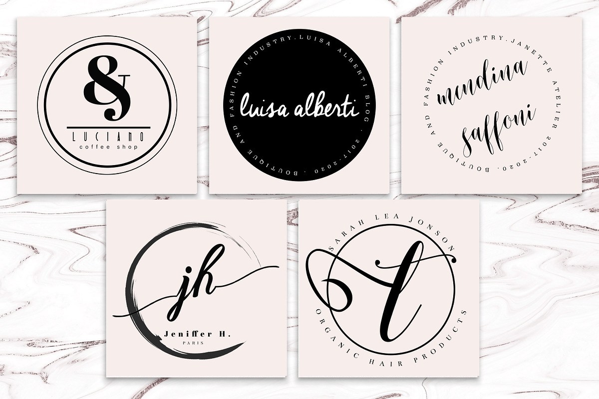 PREMIUM 120 Stamp Logo Bundle, a Branding & Logo Template by IsikChic (Photo 8 of 30)