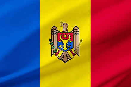 Moldova flag background with waving fabric texture, a Background Photo by Davizro's Market